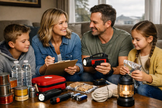 Familjens emergency planning checklist
