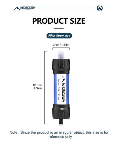 Stavera™ Survival-Wasserfilter-Strohhalm