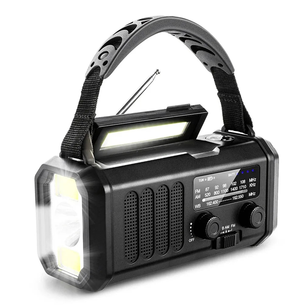 Notfall-Solar-Kurbelradio – 10000mAh Powerbank