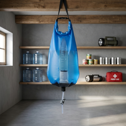 10L Schwerkraft-Wasserreinigungstasche – Notfall-Wasserfilter