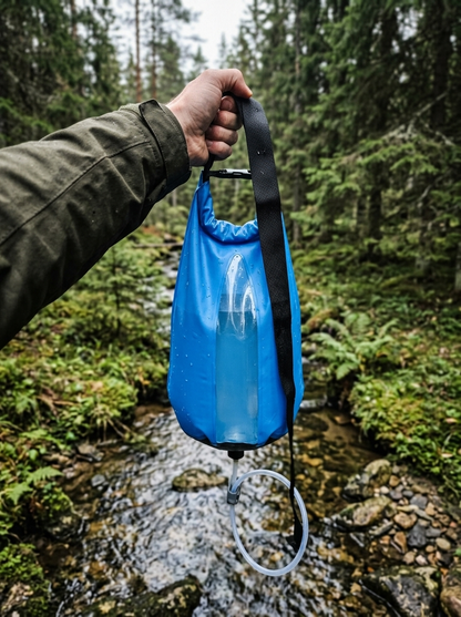 10L Schwerkraft-Wasserreinigungstasche – Notfall-Wasserfilter